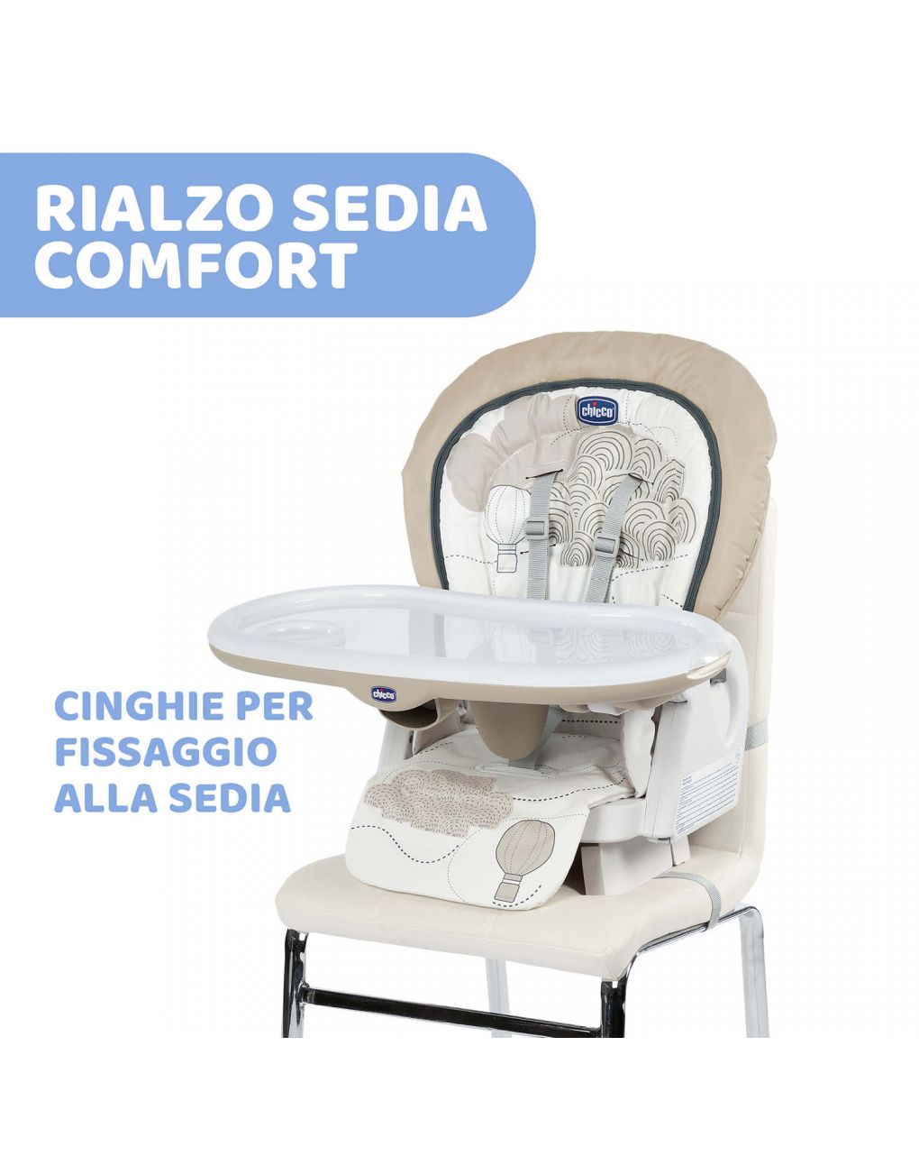 Trona chicco polly progres5 clouds - Chicco