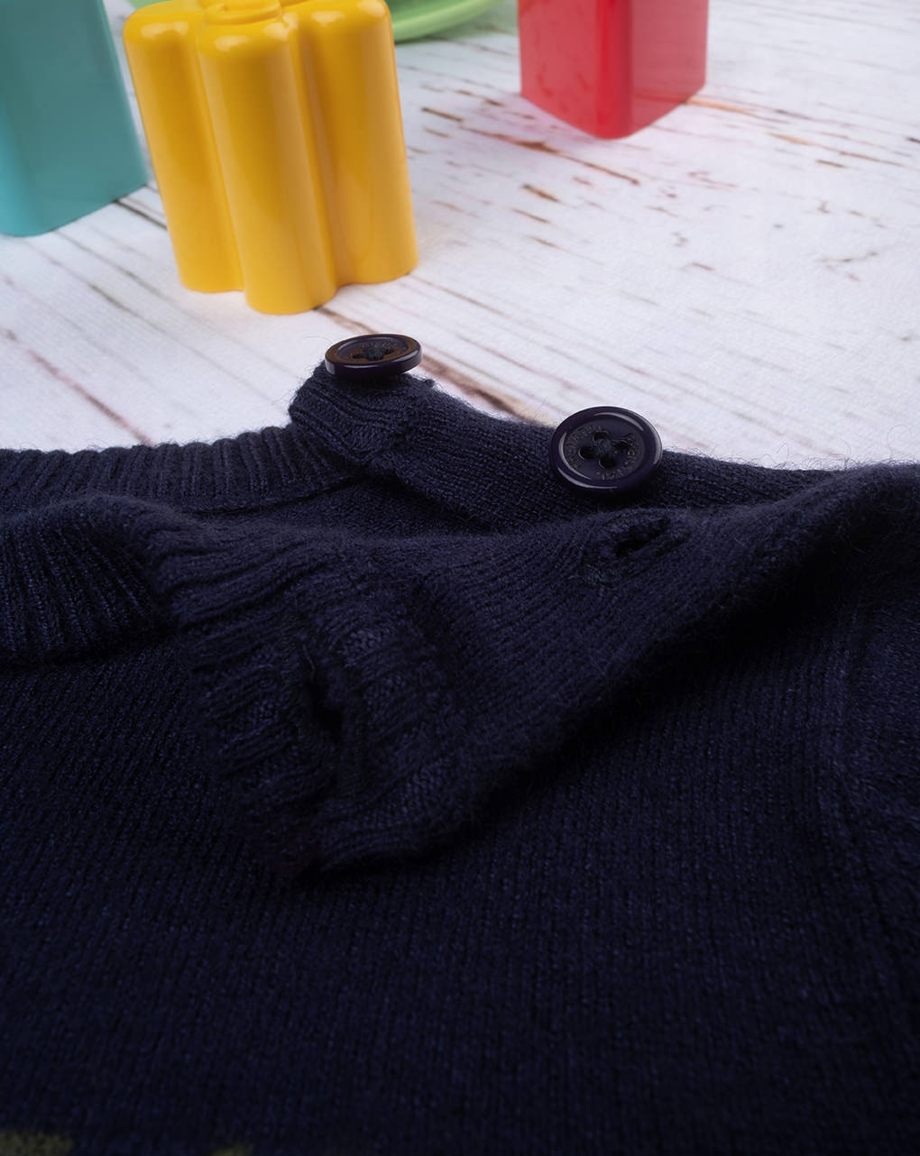 Jersey de tricot azul bebé - Prénatal