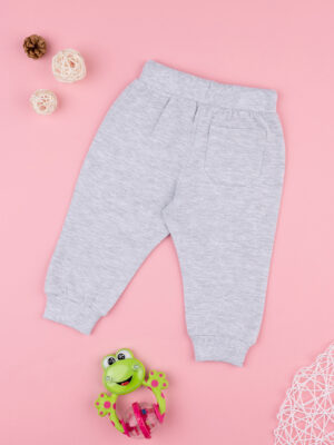 Pantalones de chándal para niños de color gris - Prénatal