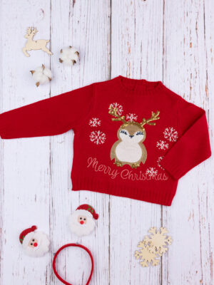 Jersey tricot niña “merry christmas” - Prénatal