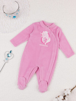 Pelele rosa para bebé niña - Prénatal