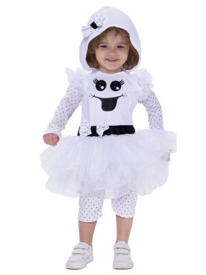 Disfraz de fantasma para niña 2-3 años - carnaval queen - Carnaval Queen