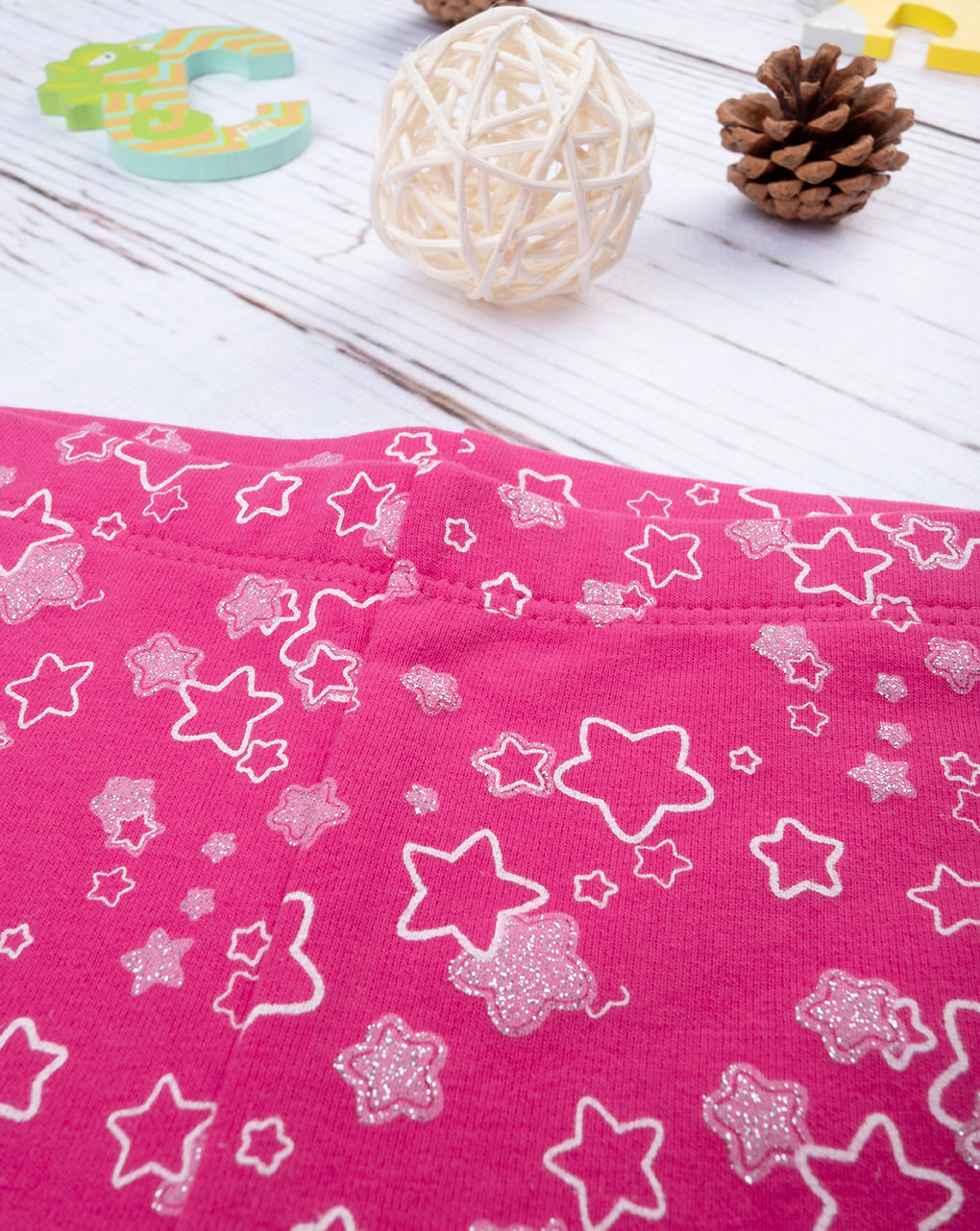 Legging rosa 'stars' de niña - Prénatal