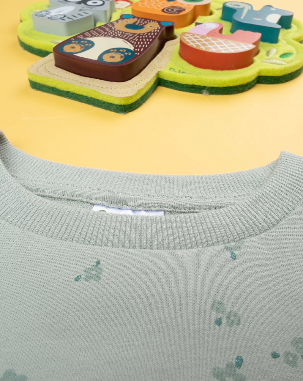 Maglia french terry niña verde - Prénatal
