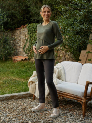 Pantalones de maternidad con cintura alta - Prénatal