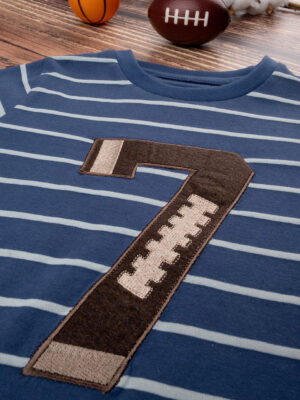 Camiseta de rayas azules para bebés - Prénatal
