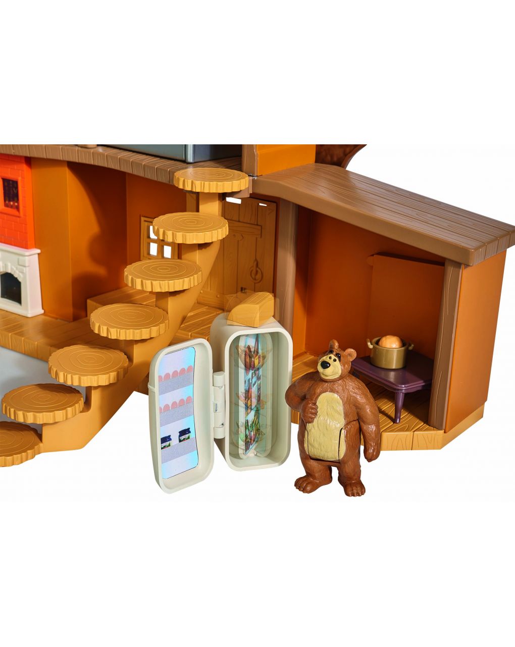 Masha y el oso - gran casa del oso con personajes - Masha&Orso
