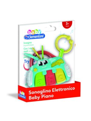 Baby clementoni - sonajero electrónico piano bebé - Baby Clementoni