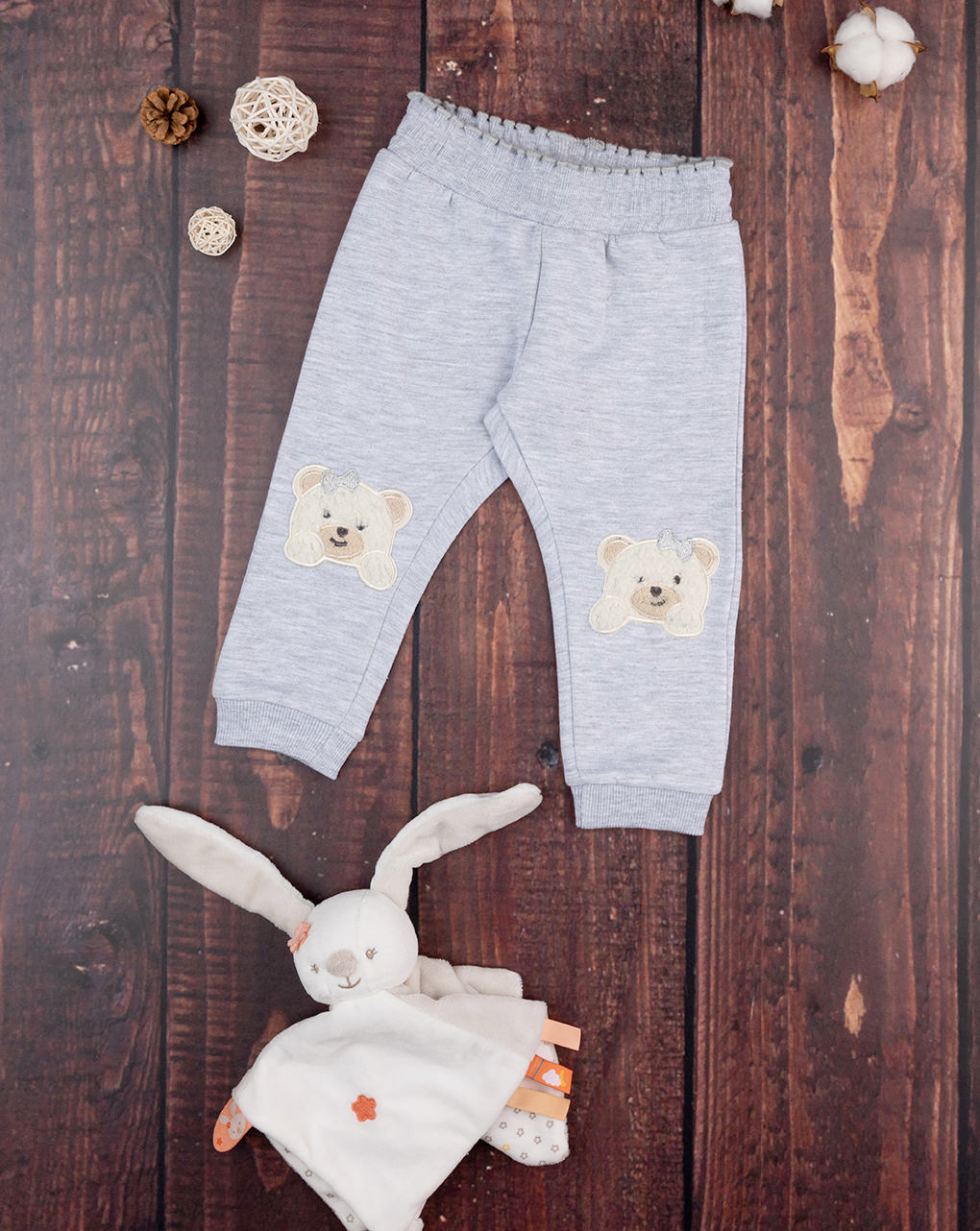Pantalones de chándal para niña, color gris - Prénatal