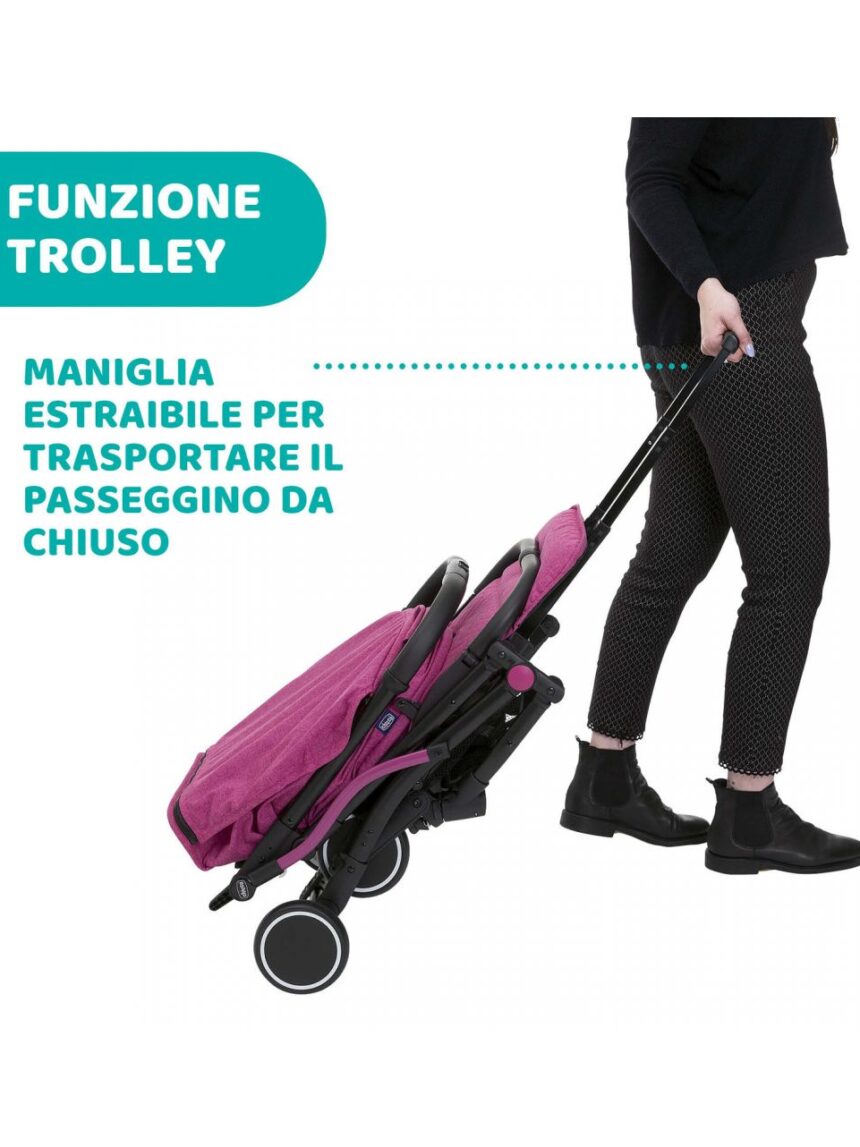 Silla paseo trolley me aurora pink -chicco - Chicco