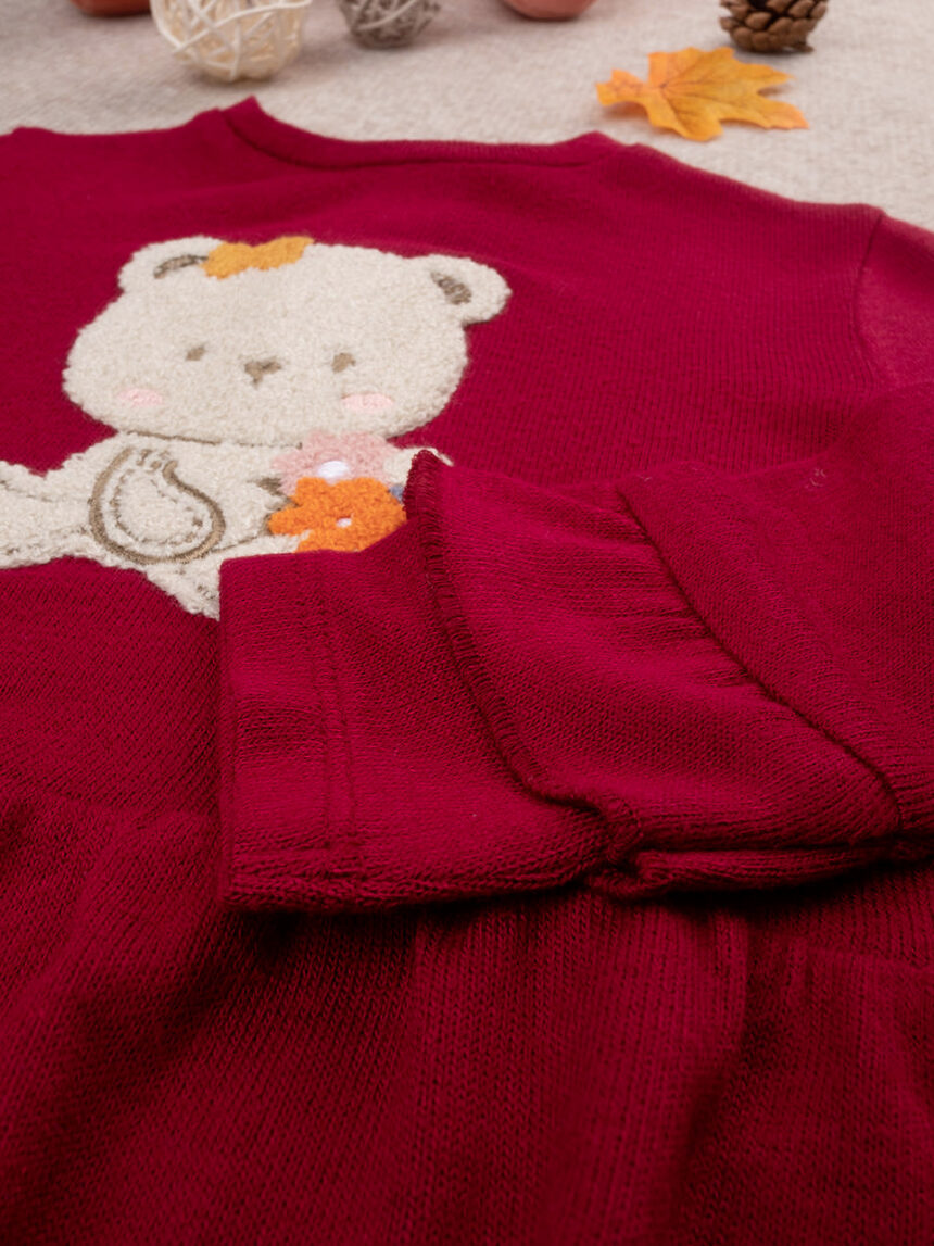 Camisa niña bordeaux "teddy" - Prénatal