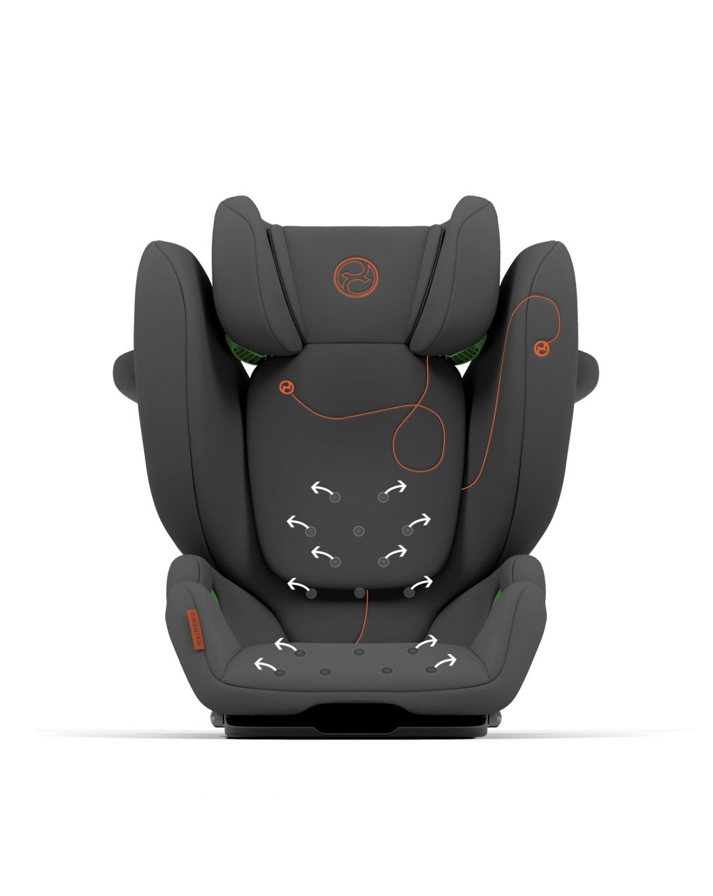 Silla para coche solution g i-fix lava grey 100-150 cm - cybex - Cybex