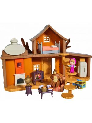 Masha y el oso - gran casa del oso con personajes - Masha&Orso
