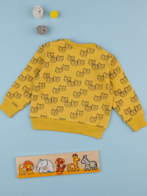 Sudadera "cat" amarilla - Prénatal