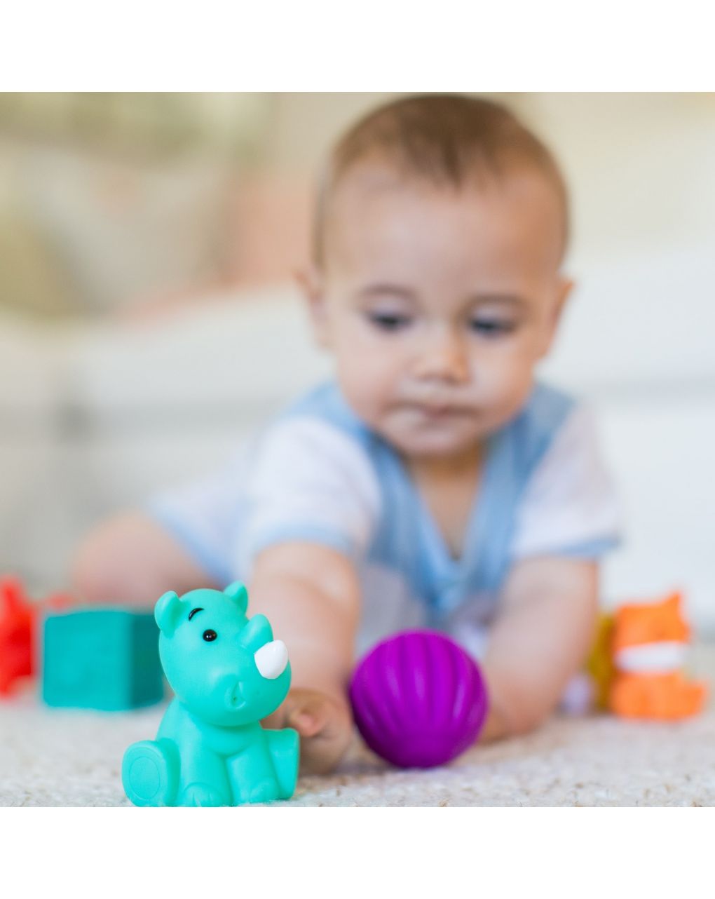 Infantino - set juguetes sensoriales multi textura - INFANTINO
