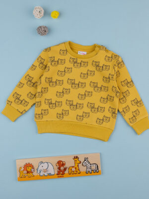 Sudadera "cat" amarilla - Prénatal