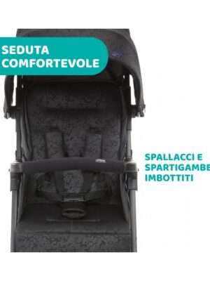 Silla paseo ohlalà 3 jet black - chicco - Chicco