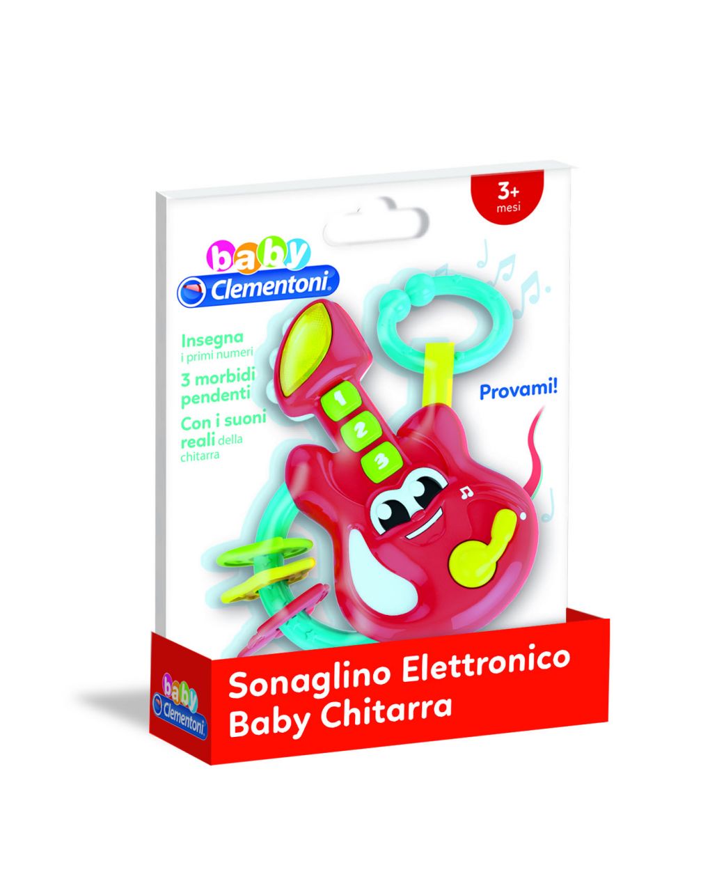 Baby clementoni - sonajero electrónico guitarra bebé - Baby Clementoni