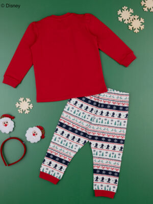 Pijama de felpa "minnie christmas" para bebés - Prénatal
