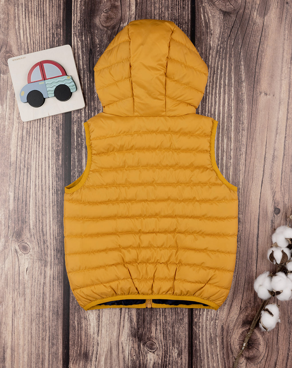 Chaqueta de plumón dorada de niño - Prénatal