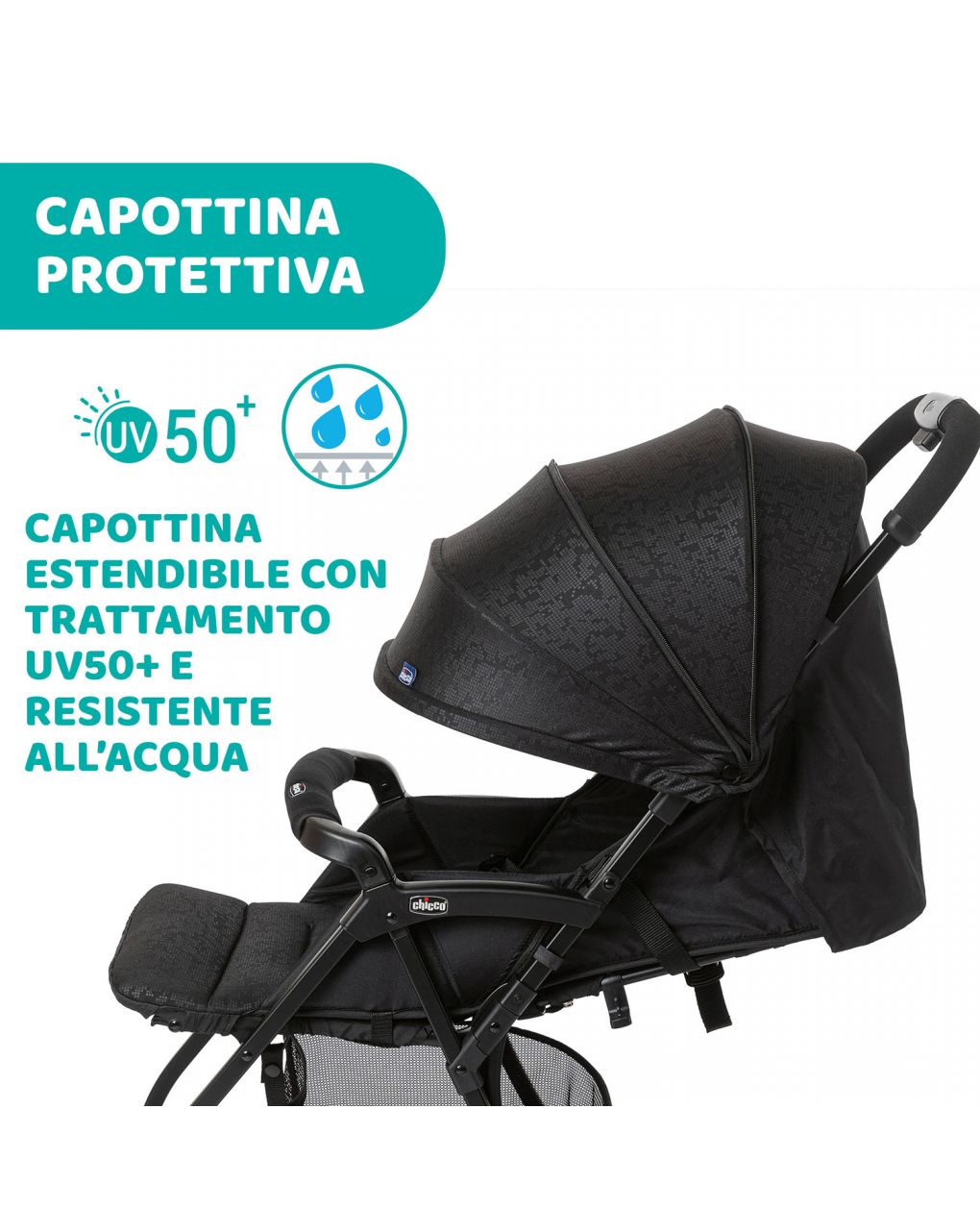 Silla paseo ohlalà 3 jet black - chicco - Chicco