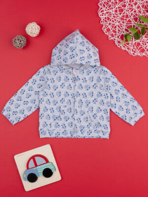 Sudadera gris 'automobiles' de niño - Prénatal