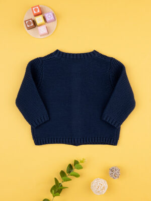 Cárdigan de tricot azul bebé - Prénatal