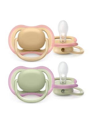 Pack 2 chupetes ultra air 0-6m neutros - philips avent - Philips Avent