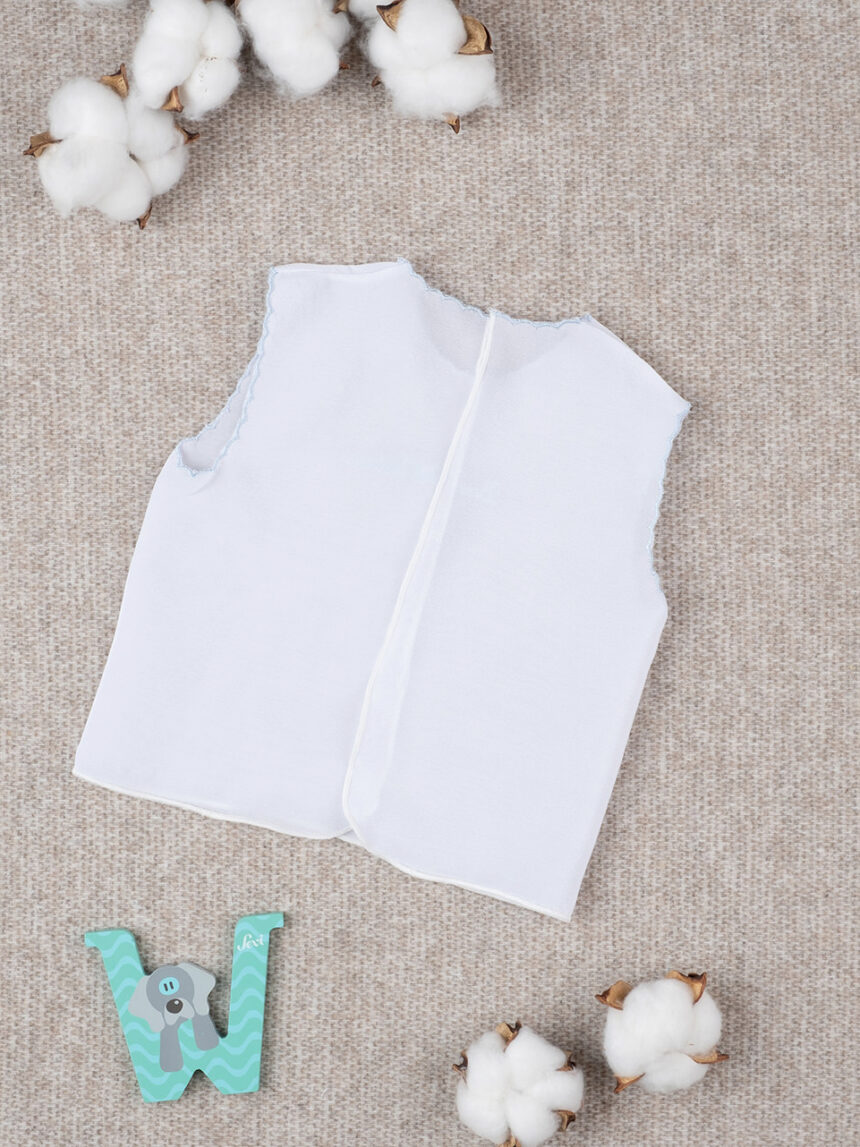 Camisola azul de seda para niño - Prénatal