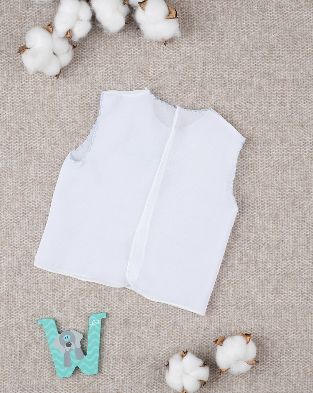 Camisola azul de seda para niño - Prénatal