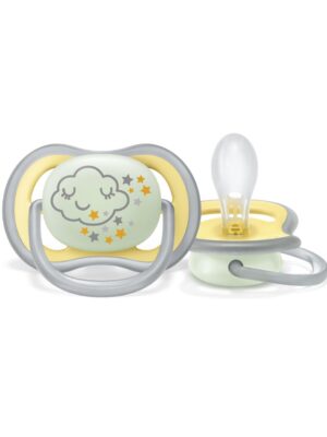 Pack 2 chupetes ultra air night 18m+ neutros - philips avent - Philips Avent