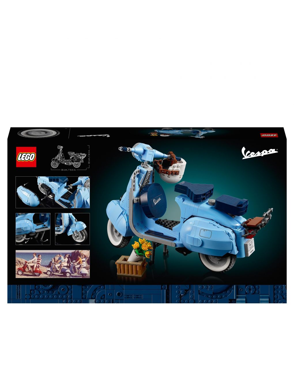 Vespa 125 10298 - lego icons - LEGO