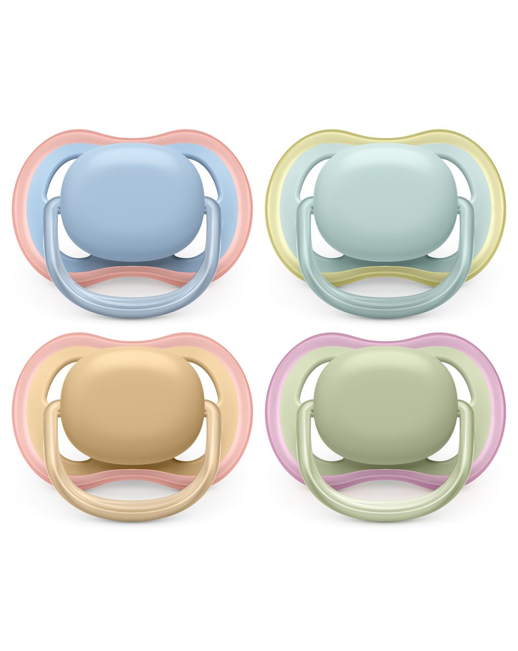 Pack 2 chupetes ultra air 0-6m neutros - philips avent - Philips Avent