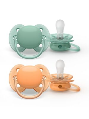 Pack 2 chupetes ultra soft 0-6m neutros - philips avent - Philips Avent