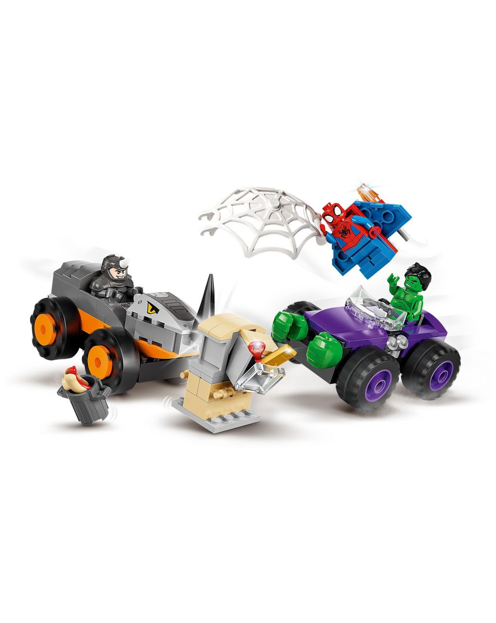Camiones de combate de hulk y rhino 10782 - lego marvel super heroes - SPIDEY