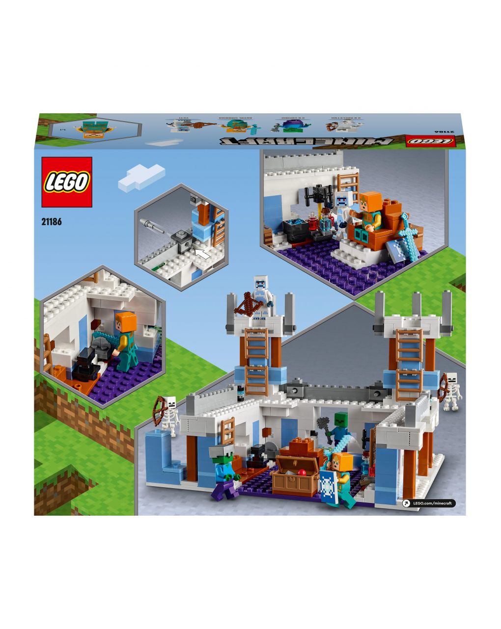 El castillo de hielo 21186 - lego minecraft - LEGO MINECRAFT