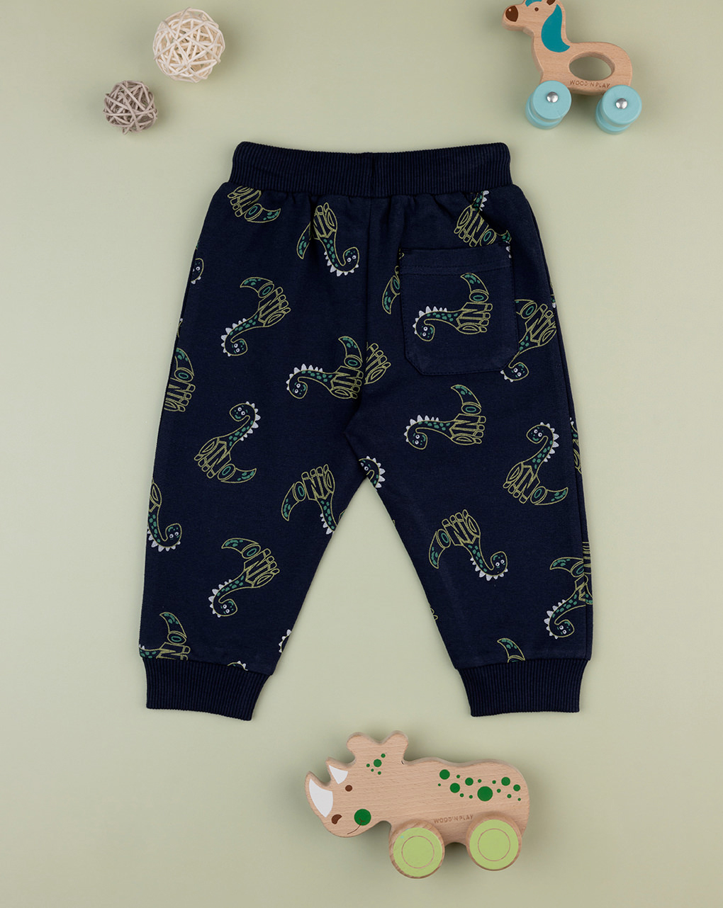 Pantalone french terry bimbo blu - Prénatal