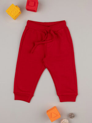 Pantalón french terry niño rojo - Prénatal