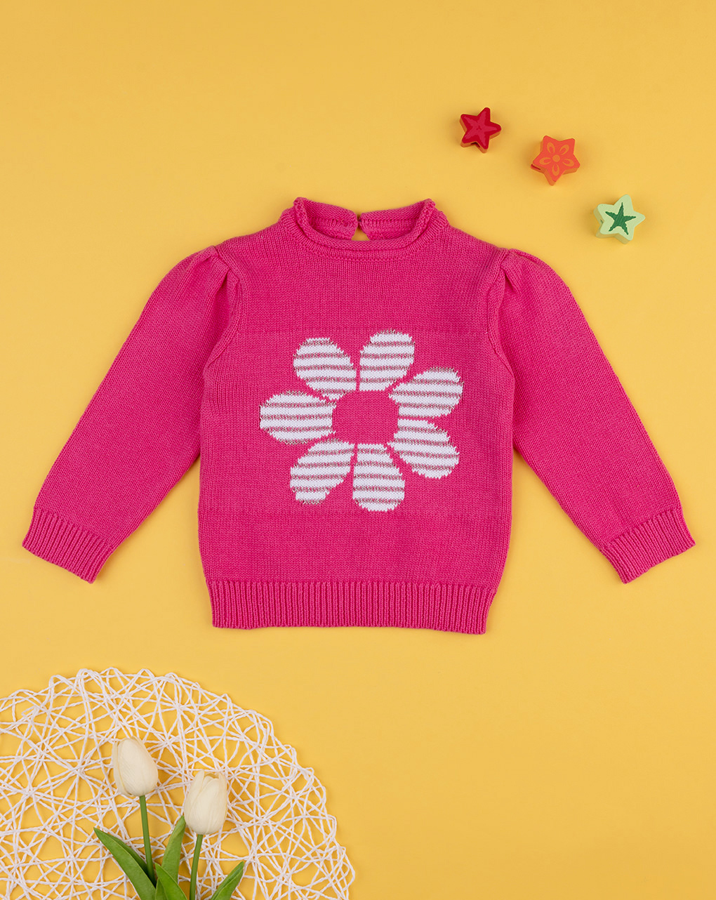 Jersey tricot rosa niña - Prénatal