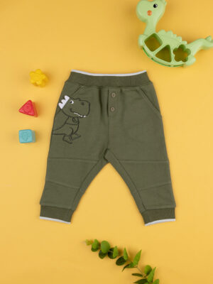 Pantalón polar verde bebé - Prénatal