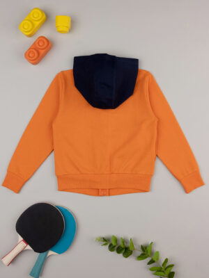 Sudadera con capucha naranja bebé - Prénatal