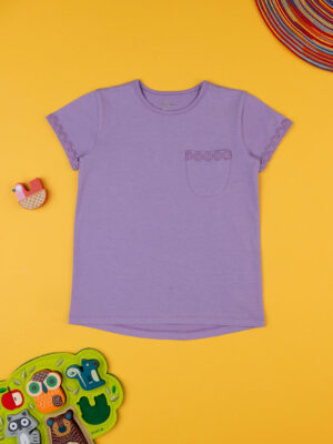 Camiseta niña morada - Prénatal