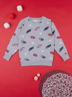 Jersey de bebé "auto" gris - Prénatal