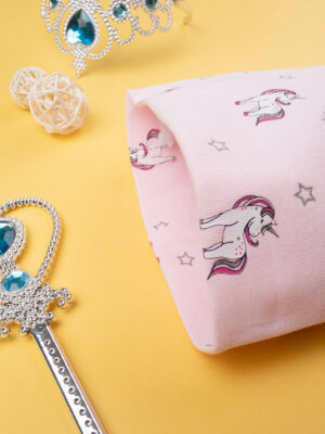 Gorro rosa de niña con unicornios - Prénatal