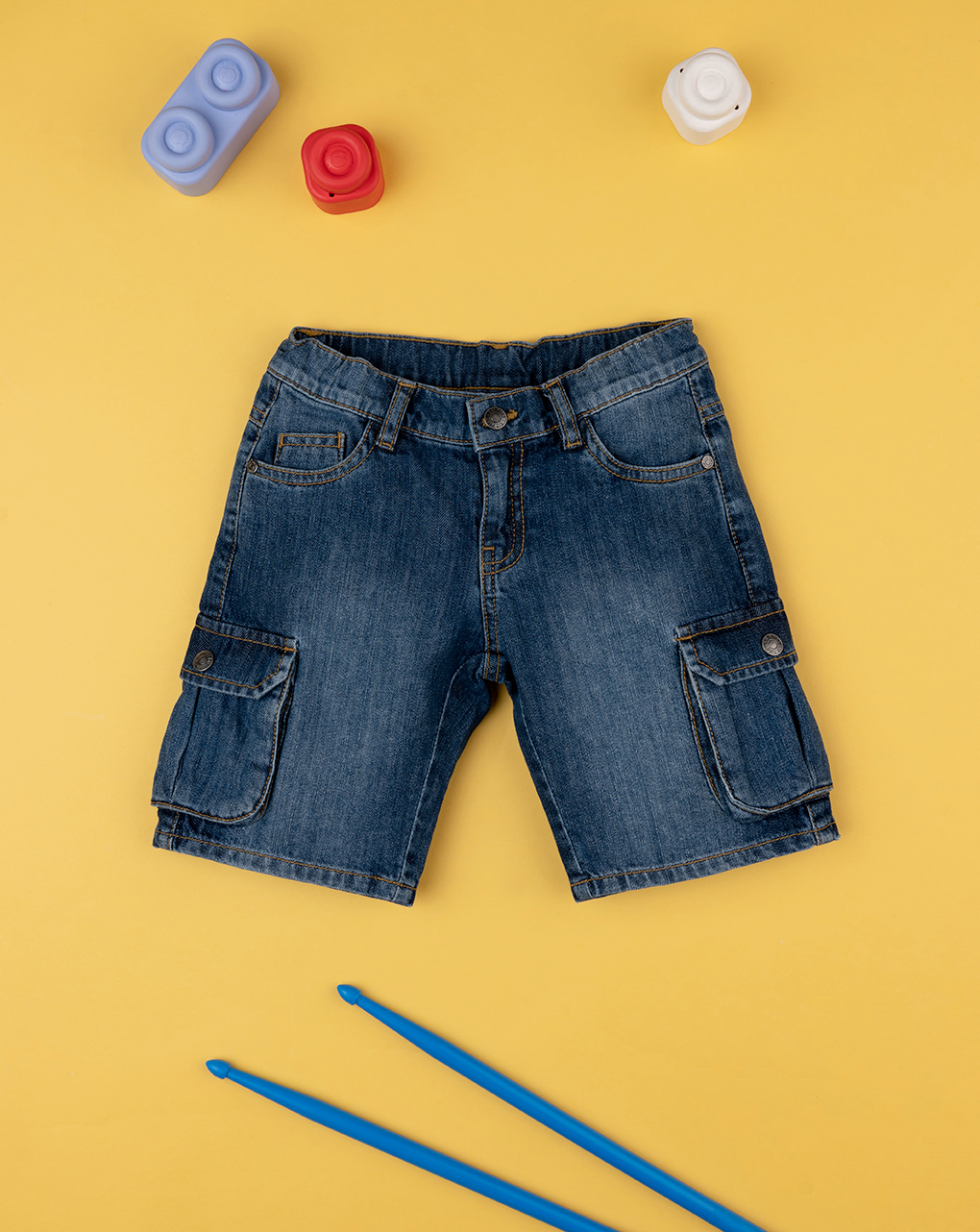 Shorts niño azul denim - Prénatal