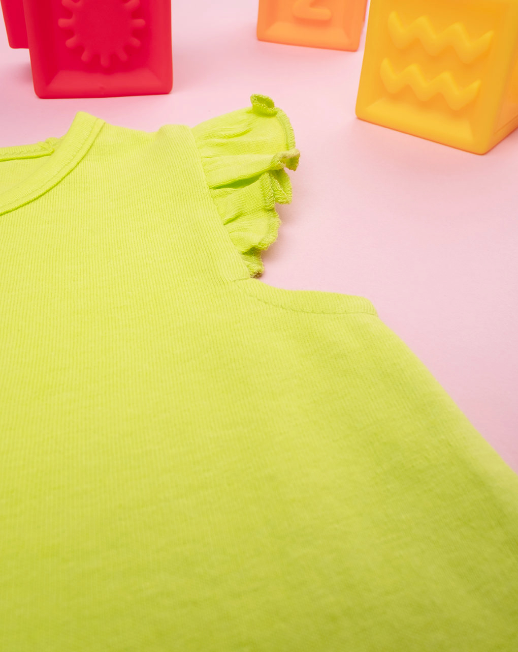 Camiseta de tirantes verde "summer" de niña - Prénatal