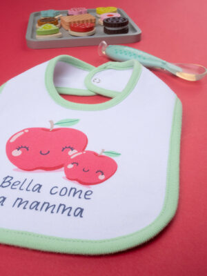 Babero 'manzanas rojas - Prénatal