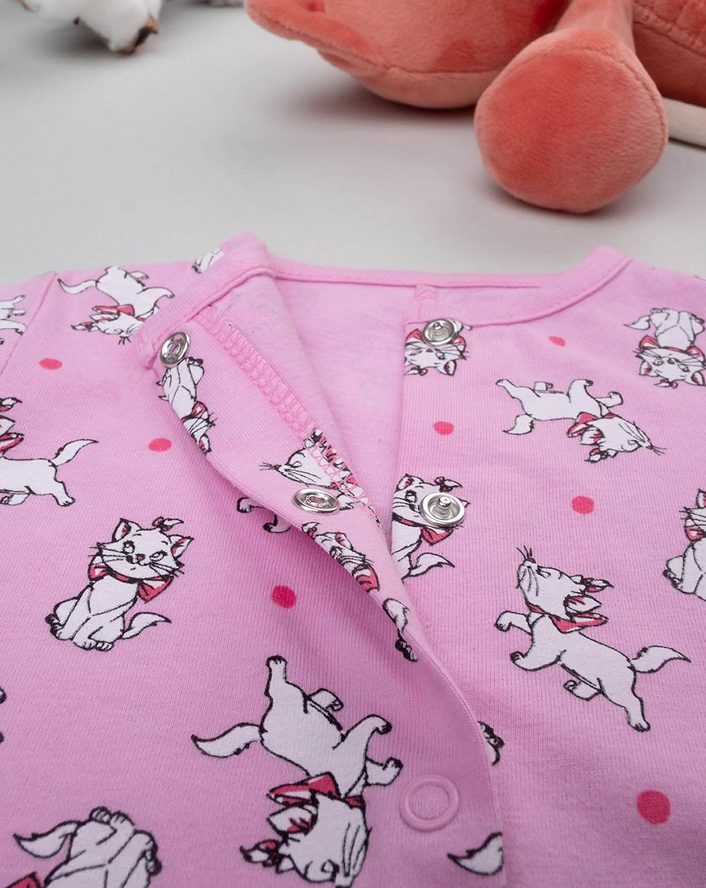 Pelele 'cats' rosa para bebé niña - Prénatal