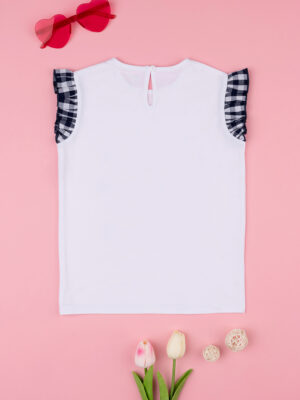 Camiseta casual niña negro/blanco - Prénatal