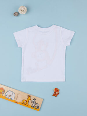 Camiseta niño blanco/naranja - Prénatal